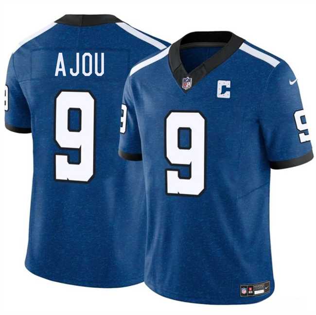 Men%27s Indianapolis Colts #9 Ajou Ajou Blue 2025 F.U.S.E. Throwback Vapor Limited Stitched Jersey Dzhi->seattle seahawks->NFL Jersey